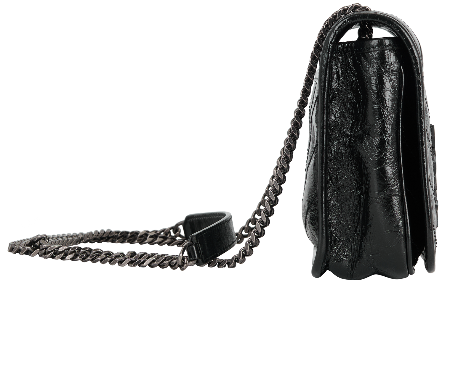 Mini Niki, &pound;1,100, Handbags, Black, Leather, Side view